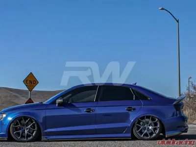RW Carbon GTX Carbon Fiber Side Skirt Extensions Audi A3 | S3 | RS3 2015-2023 - audi8v005