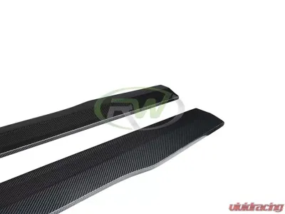 RW Carbon GTX Carbon Fiber Side Skirt Extensions Audi A3 | S3 | RS3 2015-2023 - audi8v005