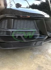 RW Carbon Facelift Carbon Fiber Front Lip w/ SLiPLO Anti-Scrape Kit  Audi 8v A3 | S3 2017-2023                                     - audi8v006-1 - Image 2