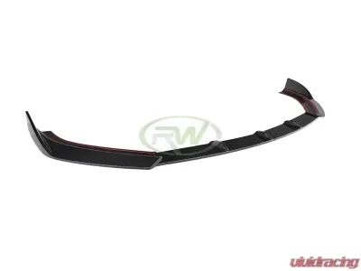 RW Carbon Facelift Carbon Fiber Front Lip w/ SLiPLO Anti-Scrape Kit  Audi 8v A3 | S3 2017-2023 - audi8v006-1