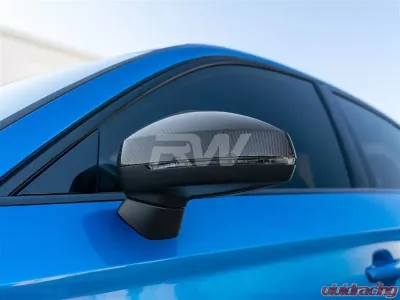 RW Carbon Fiber Mirror Cap Replacements Audi 8V A3 | S3 | RS3 2015-2023 - audi8v007