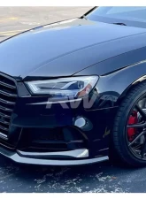 RW Carbon Carbon Fiber GTX Front Lip Audi 8V A3 S-Line 2017-2021                                     - audi8vs302 - Image 2