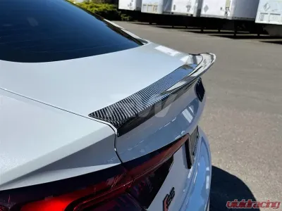 RW Carbon 4dr Sportback CF Trunk Spoiler w/ 3M Tape Audi A5 | S5 | RS5 2019-2023 - audib8001-1