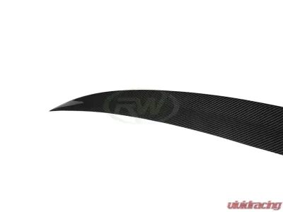 RW Carbon 4dr Sportback CF Trunk Spoiler w/ 3M Tape Audi A5 | S5 | RS5 2019-2023 - audib8001-1