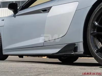 RW Carbon Fiber Side Skirt Winglets Audi R8 Type 4S 2015-2018 - audir802