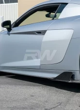 RW Carbon Fiber Side Skirt Winglets Audi R8 Type 4S 2015-2018                                     - audir802 - Image 2