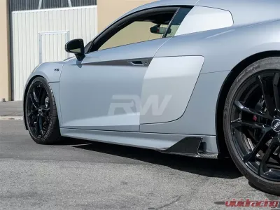 RW Carbon Fiber Side Skirt Winglets Audi R8 Type 4S 2015-2018 - audir802