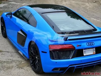 RW Carbon Fiber Side Skirt Extensions Audi R8 4S 2015-2018 - audir806