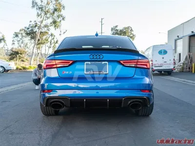 RW Carbon Fiber Rear Diffuser Audi 8V RS3 2017-2022 - audirs304