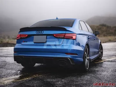 RW Carbon Fiber Rear Diffuser Audi 8V RS3 2017-2022 - audirs304
