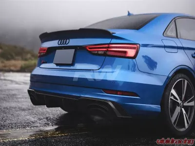 RW Carbon Fiber Rear Diffuser Audi 8V RS3 2017-2022 - audirs304
