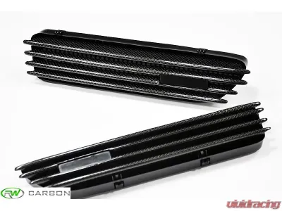 RW Carbon Fiber Fender Grilles BMW M3 E46 2001-2006 - bmwe46m310