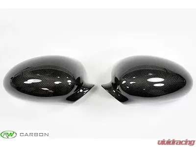 RW Carbon Fiber Replacement Mirror Covers BMW M3 E46 2001-2006 - bmwe46m311