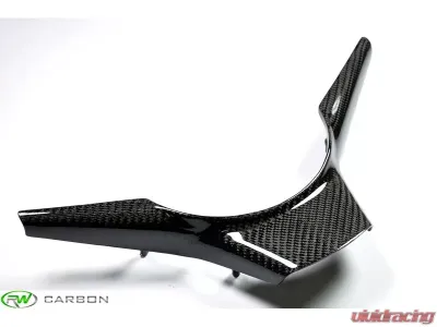 RW Carbon Fiber Steering Wheel Trim BMW M5 | M6 2005-2010 - bmwe60016