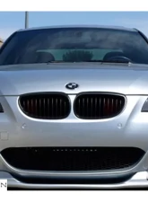 RW Carbon Matte Black Kidney Grilles BMW E60 5 Series 2004-2010                                     - bmwe60026 - Image 3