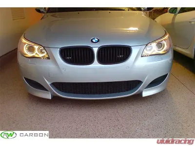RW Carbon Matte Black Kidney Grilles BMW E60 5 Series 2004-2010 - bmwe60026