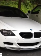 RW Carbon Fiber DTM Front Lip Spoiler BMW M6 E63 | E64 2006-2010                                     - bmwe63003 - Image 5