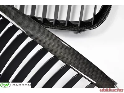 RW Carbon Fiber Grilles BMW 6 Series E63 | E64 2004-2010 - bmwe63006