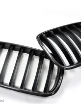 RW Carbon Fiber Grilles BMW E70 X5 | E71 X6 2007-2014                                     - bmwe70x501 - Image 5