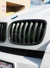 RW Carbon Fiber Grilles BMW E70 X5 | E71 X6 2007-2014                                     - bmwe70x501 - Image 4