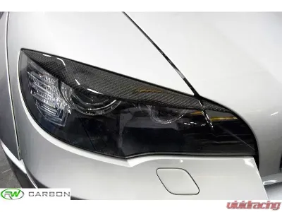 RW Carbon Fiber Eyelids BMW E70 X5 | E71 X6 2007-2014 - bmwe71x608