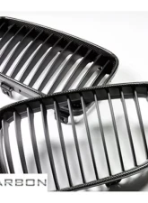 RW Carbon Fiber Kidney Grilles BMW E82 | E88 2008-2013                                     - bmwe82001 - Image 3