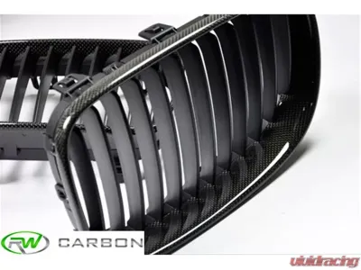 RW Carbon Fiber Kidney Grilles BMW E82 | E88 2008-2013 - bmwe82001