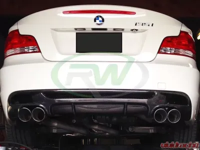 RW Carbon Performance Style Carbon Fiber Diffuser BMW 1 Series E82 | E88 2008-2013 - bmwe82009