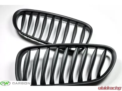 RW Carbon Matte Black Grilles BMW Z4 E85 | E86 2003-2008 - bmwe85001