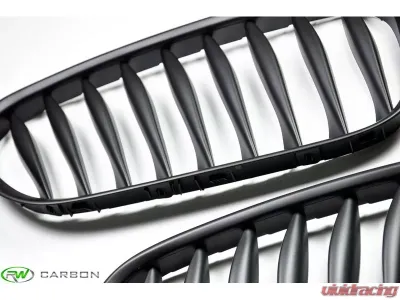 RW Carbon Matte Black Grilles BMW Z4 E85 | E86 2003-2008 - bmwe85001