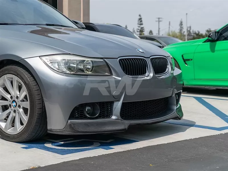 RW Carbon CF Front Lip for M3 Style Bumper BMW E90 | E91 | E92 2006-2013 - bmwe90006