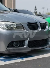 RW Carbon CF Front Lip for M3 Style Bumper BMW E90 | E91 | E92 2006-2013                                     - bmwe90006 - Image 5