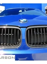 RW Carbon Fiber Front Grilles BMW E90 | E91 3 Series 2009-2011                                     - bmwe90009 - Image 2