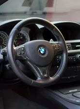 RW Carbon CF Steering Wheel Trim M Sport BMW E82 | E90 | E92 2007-2013                                     - bmwe90045 - Image 2