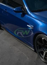 RW Carbon Fiber Side Skirt Extensions BMW M3 E92 | E93 2008-2013                                     - bmwe92035 - Image 2