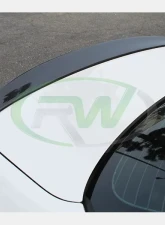 RW Carbon 1x1 Carbon Fiber Perf Style Trunk Spoiler BMW E92 M3 2007-2013                                     - bmwe92044 - Image 6