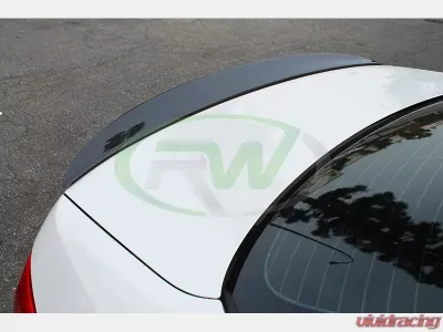 RW Carbon 1x1 Carbon Fiber Perf Style Trunk Spoiler BMW E92 M3 2007-2013 - bmwe92044