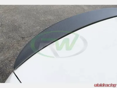 RW Carbon 1x1 Carbon Fiber Perf Style Trunk Spoiler BMW E92 M3 2007-2013 - bmwe92044