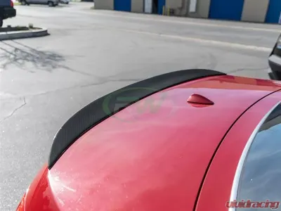 RW Carbon Perf. Style Carbon Fiber Trunk Spoiler 1x1 BMW E93 3 Series 2007-2013 - bmwe9xm319-1