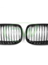 RW Carbon Gloss Black Grilles BMW M3 E90 | E92 |E93 2008-2013                                     - bmwe9xm323 - Image 2