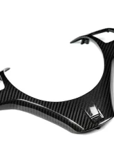 RW Carbon CF Steering Wheel Trim BMW M3 | 1M E82 2008-2013                                     - bmwe9xm334 - Image 2