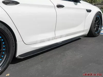 RW Carbon DTM Style Carbon Fiber Side Skirt Extensions BMW F06 2012-2019 - bmwf0601