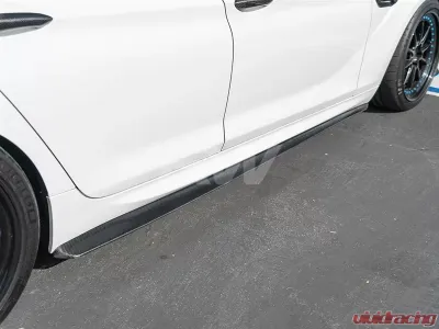 RW Carbon DTM Style Carbon Fiber Side Skirt Extensions BMW F06 2012-2019 - bmwf0601