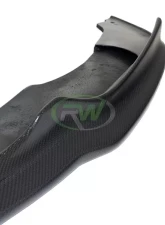 RW Carbon Arkym Style Carbon Fiber Front Lip w/ SLiPLO Anti-Scrape Kit BMW F10 | F11 5 Series 2011-2017                                     - bmwf10012-1 - Image 5