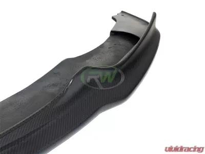 RW Carbon Arkym Style Carbon Fiber Front Lip w/ SLiPLO Anti-Scrape Kit BMW F10 | F11 5 Series 2011-2017 - bmwf10012-1