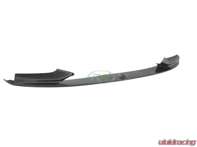 RW Carbon Performance Style CF Front Lip Spoiler w/ SLiPLO Anti-Scrape Kit BMW F10 | F11 5 Series 2011-2017 - bmwf10013-1