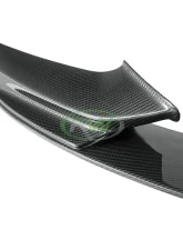 RW Carbon Performance Style CF Front Lip Spoiler w/ SLiPLO Anti-Scrape Kit BMW F10 | F11 5 Series 2011-2017                                     - bmwf10013-1 - Image 6