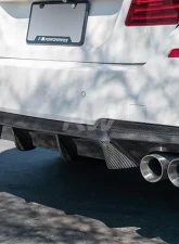 RW Carbon M Sport DTM Carbon Fiber Rear Diffuser BMW F10 | F11 5 Series 2011-2017                                     - bmwf10015 - Image 2