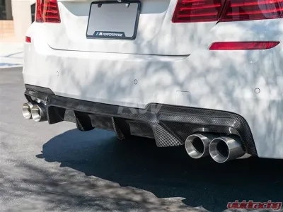 RW Carbon M Sport DTM Carbon Fiber Rear Diffuser BMW F10 | F11 5 Series 2011-2017 - bmwf10015