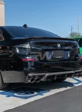 RW Carbon M Sport DTM Carbon Fiber Rear Diffuser BMW F10 | F11 5 Series 2011-2017                                     - bmwf10015 - Image 3